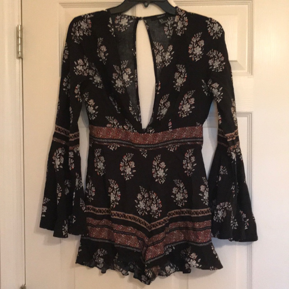 Sexy deep V romper